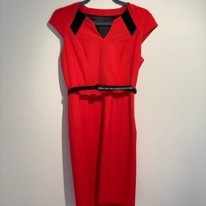 Jessica Simpson, Size 4 , Pink/Black Fitted Dress